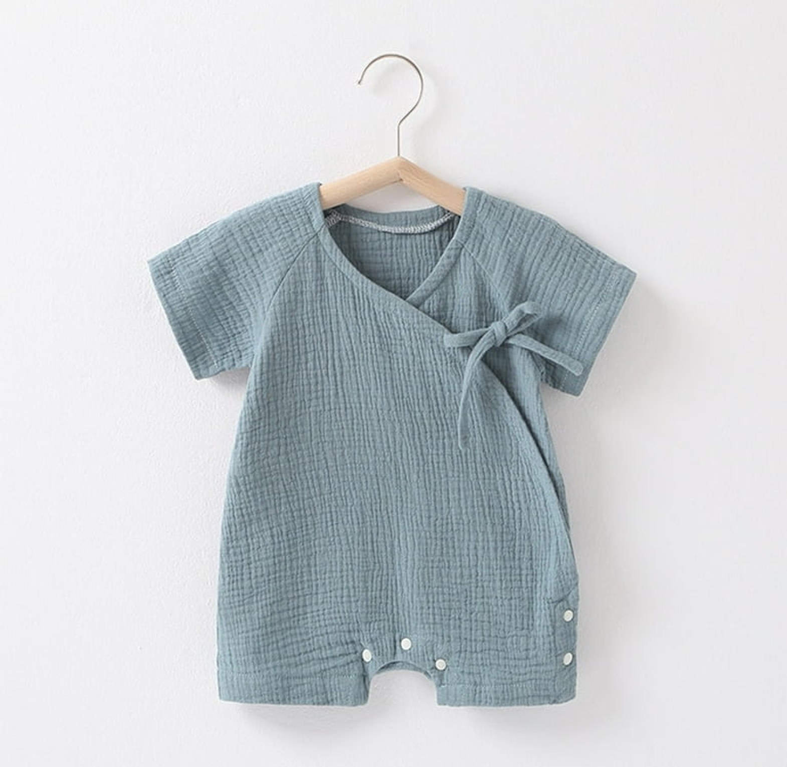 Gentle Wrap Muslin Newborn Romper image