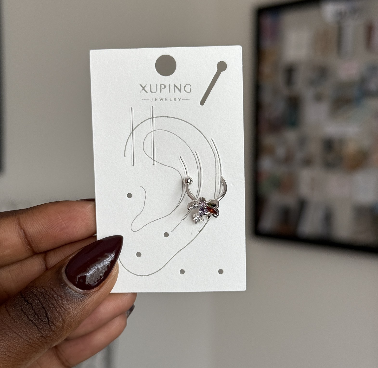 Prism Blossom ear cuff image