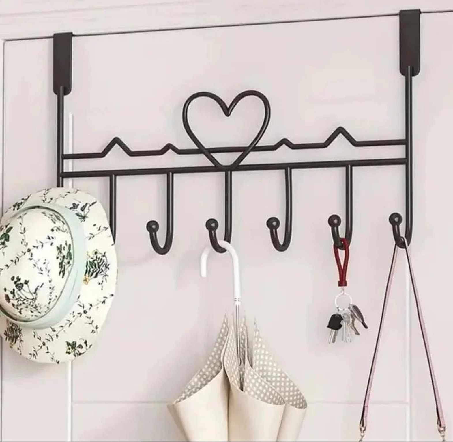 7 hook  over the door hanger  image