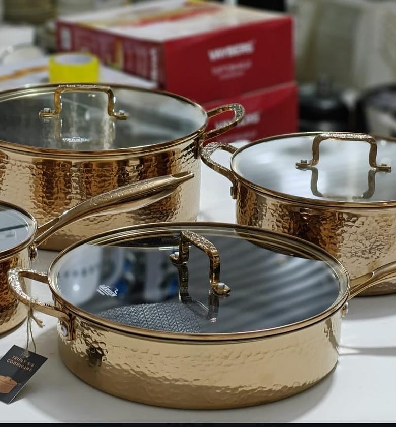 UAKEEN Germany 🇩🇪 8PCS Golden Cookware Set (VK 99 image