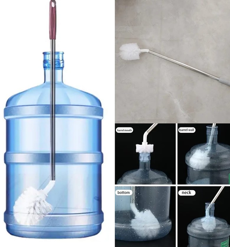 L Shaped Water Bottle or Barrel Cleaning Brush image