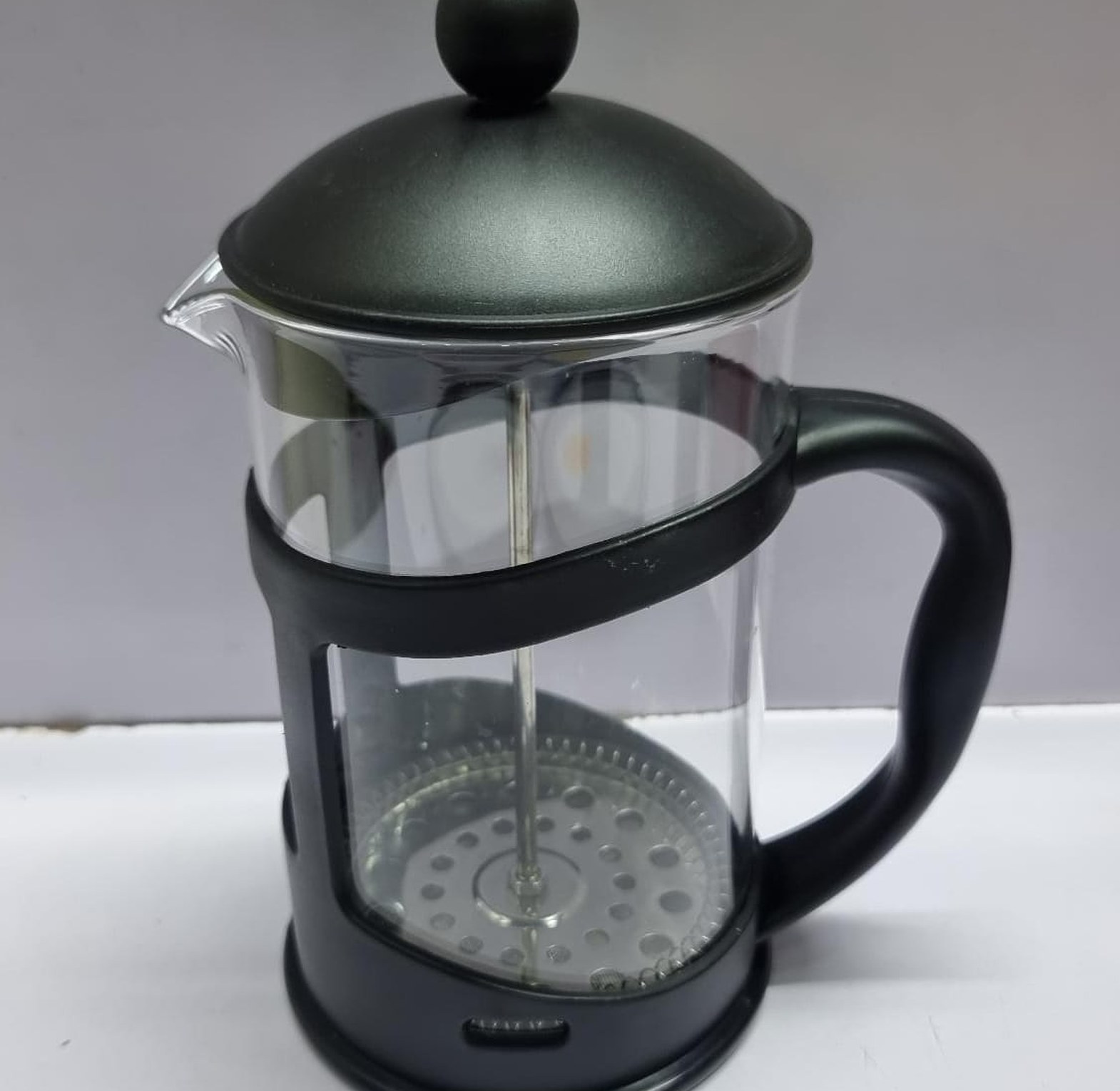 800ml French Press Coffee Maker and Tea Plunger with Stainless Steel Filter - Premium Manual Glass Coffee Plunger Brewer Nairobi Kenya image