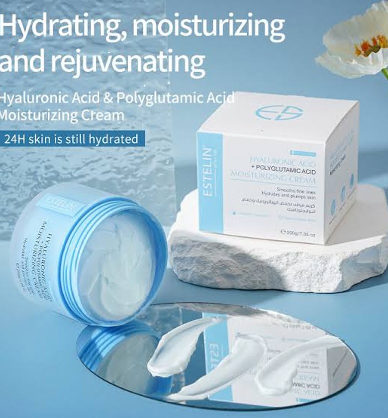 Estelin Hyaluronic Acid + Polyglutamic Acid Moisturizing Cream – 200 g image