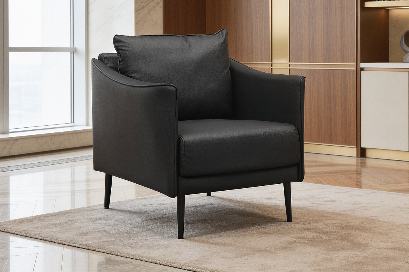 ALTO Single Seater Leatherette Sofa image 1