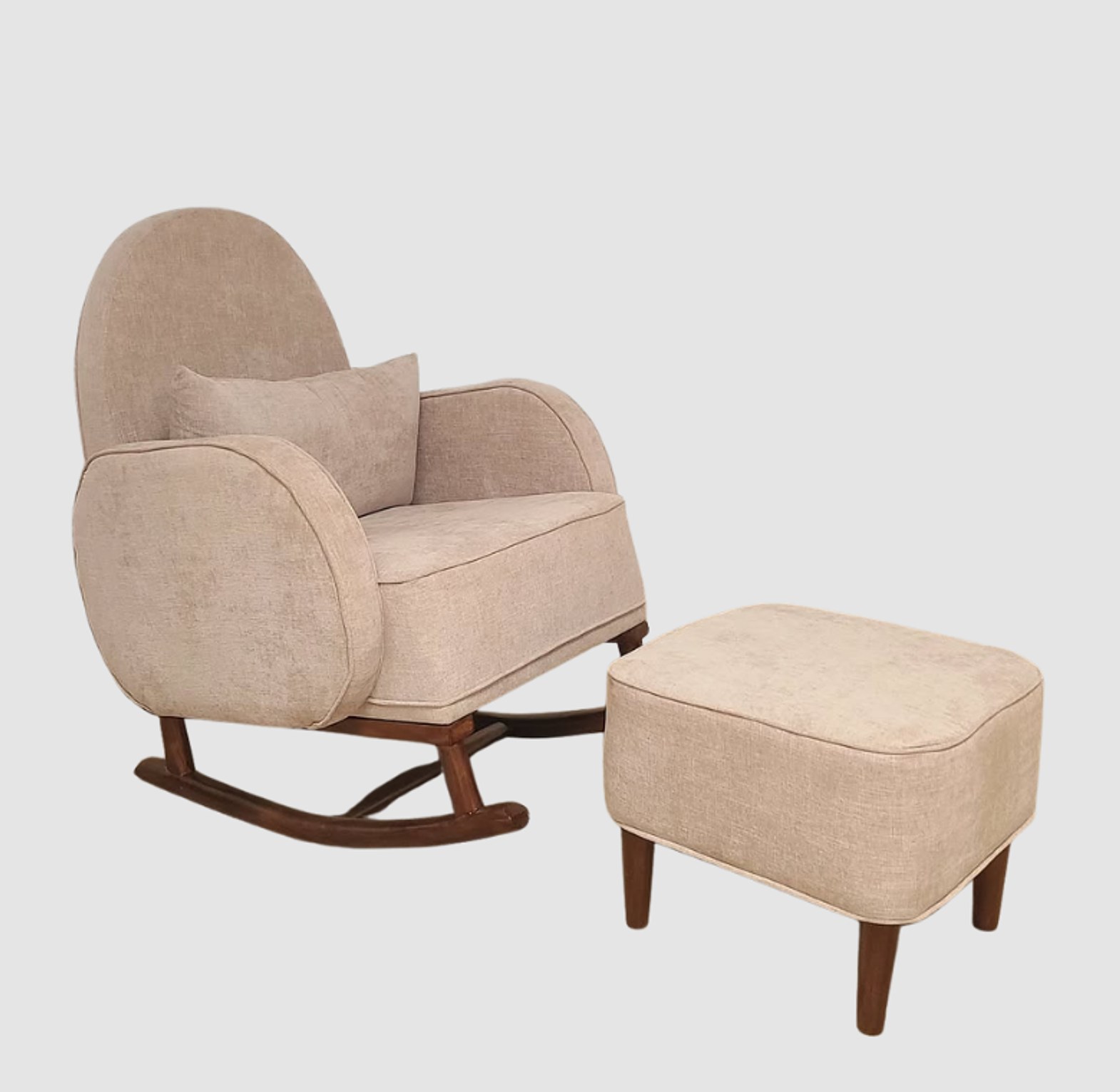 Comfort Rocking Armchair & Ottoman image