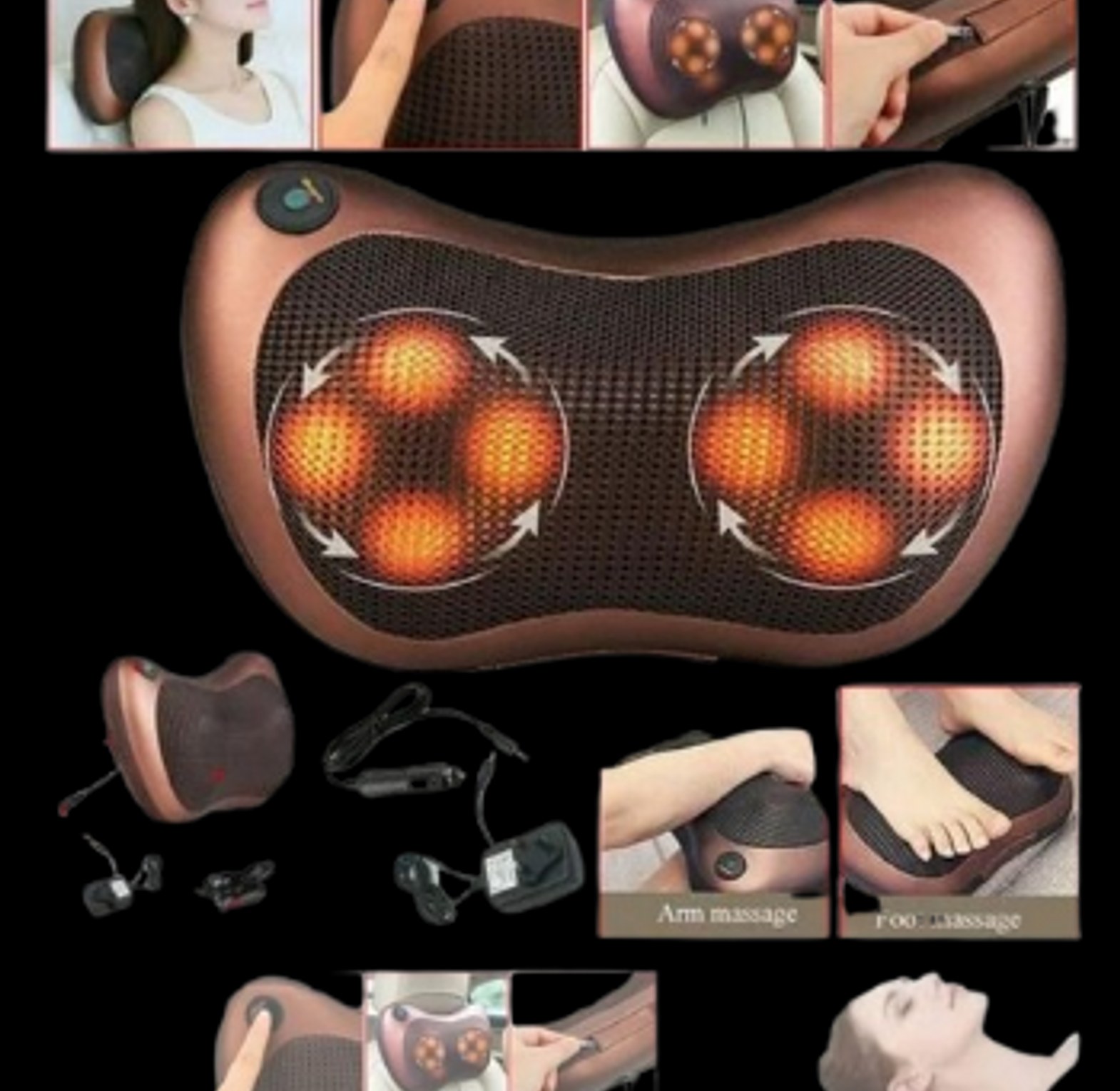 Massage Pillow with Heat image