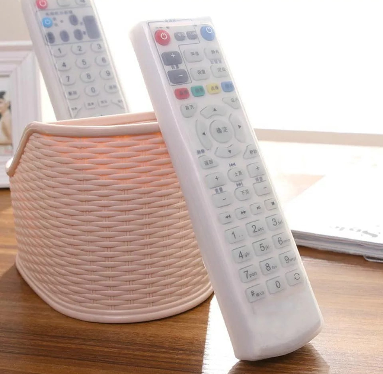 Remote Control Cover, Transparent Remote Dust Protector image