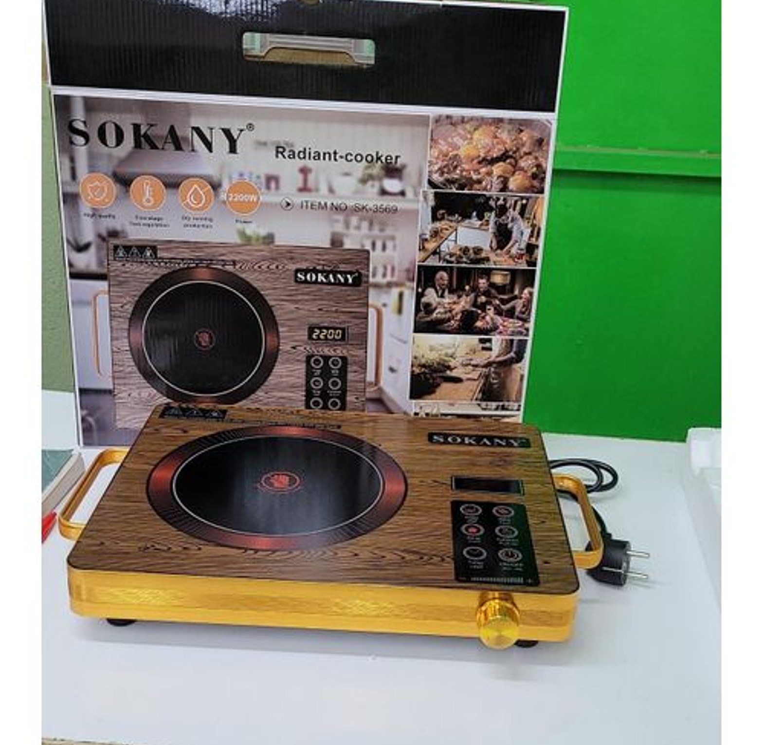 Single Plate Sokany Radiant Cooker  image