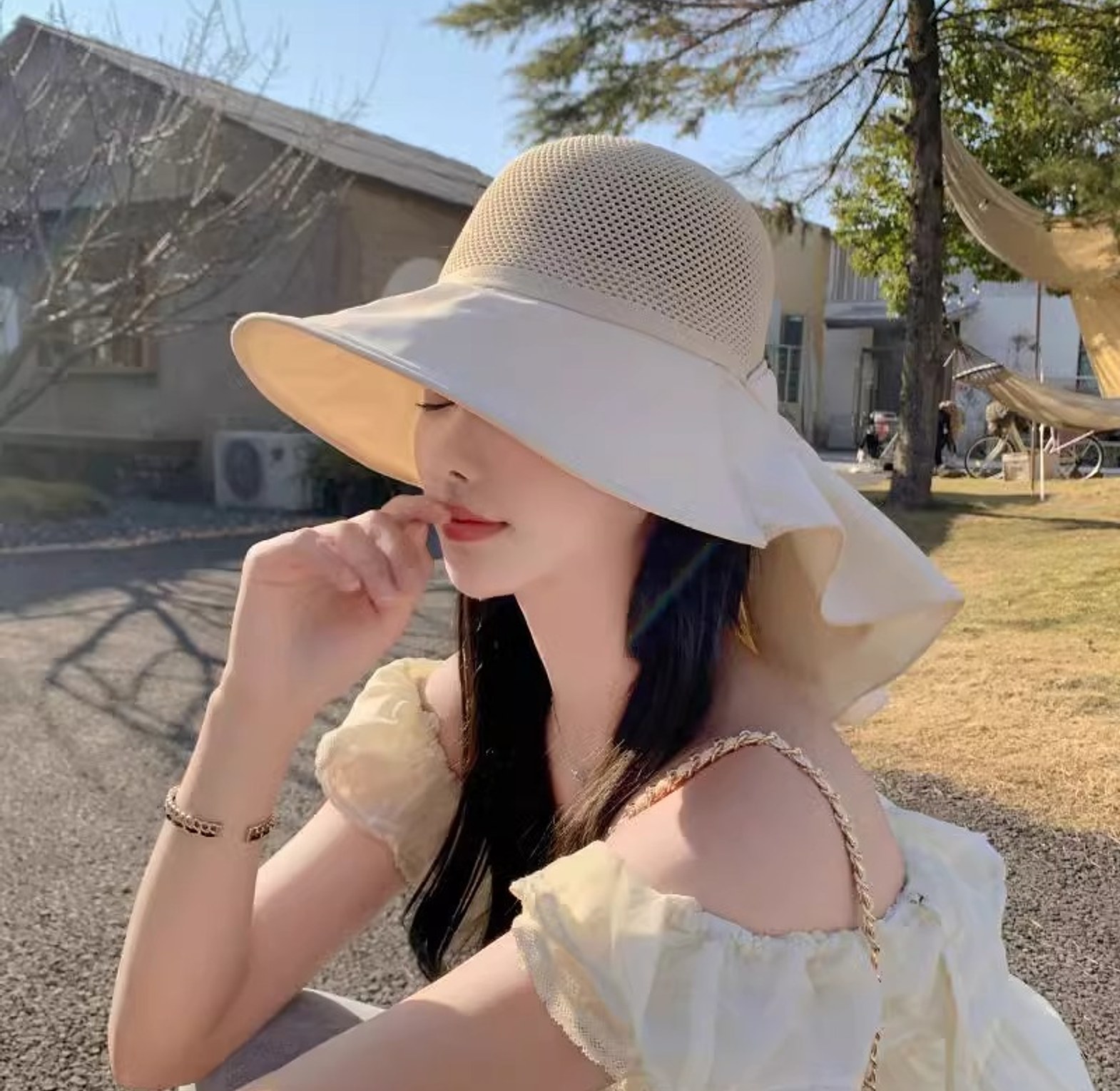 Women’s Wide Brim Outdoor Sun Hat image