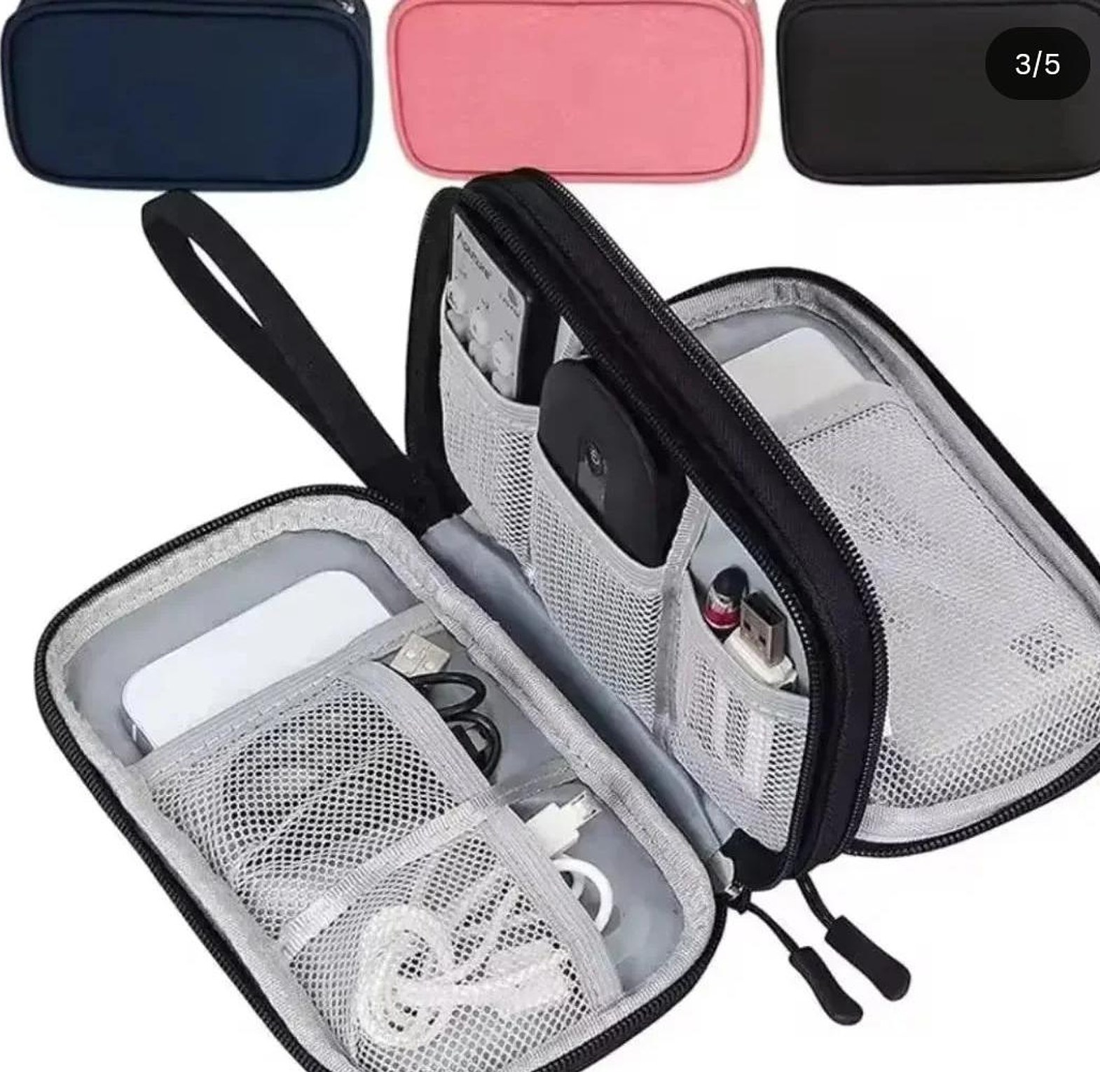 Portable travel cable organizer image