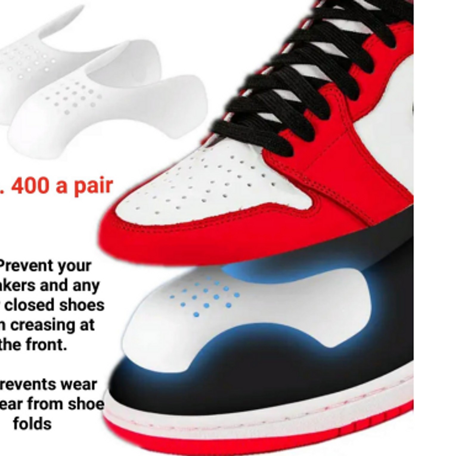 Anticrease Shields and Increase Insoles image