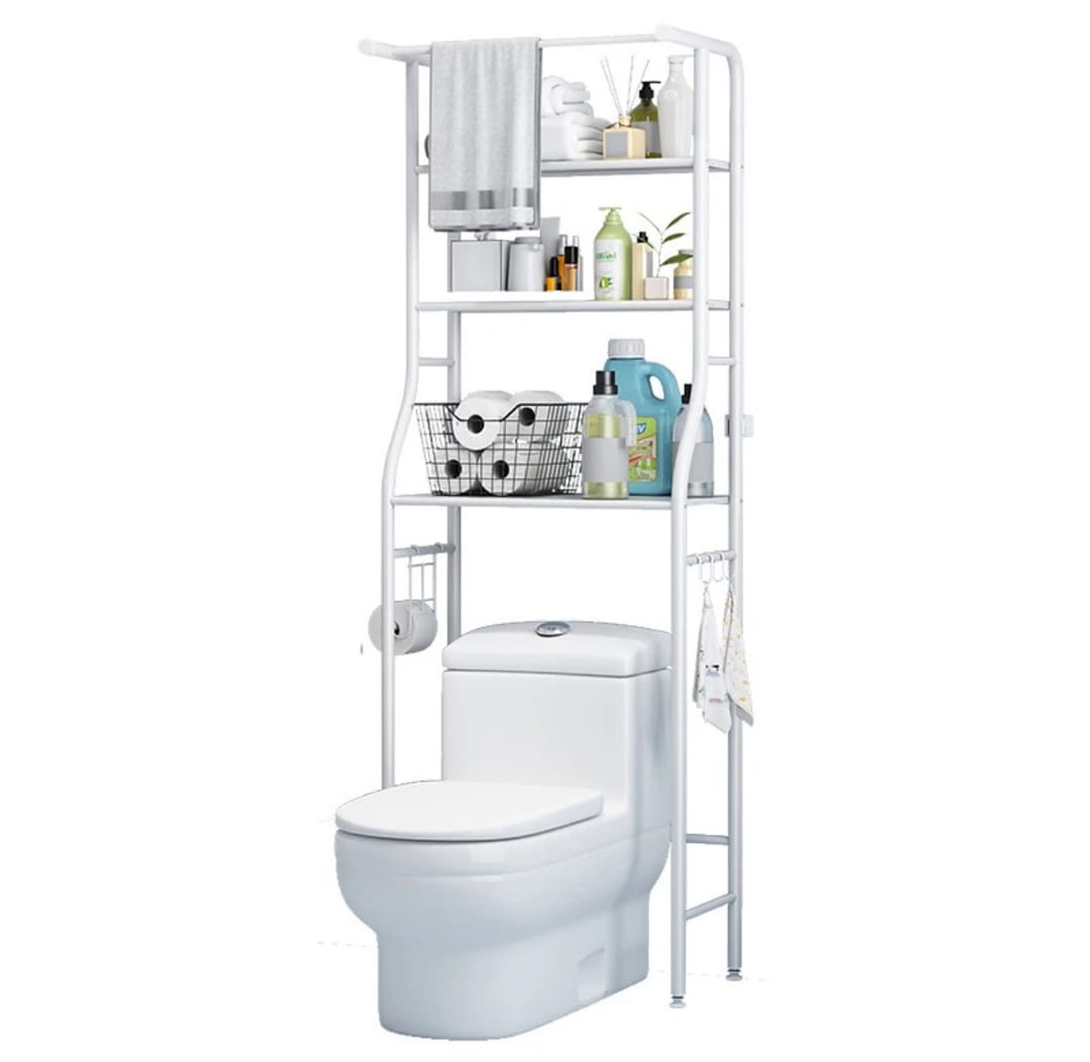 Over-The-Toilet Storage Organizer Rack image