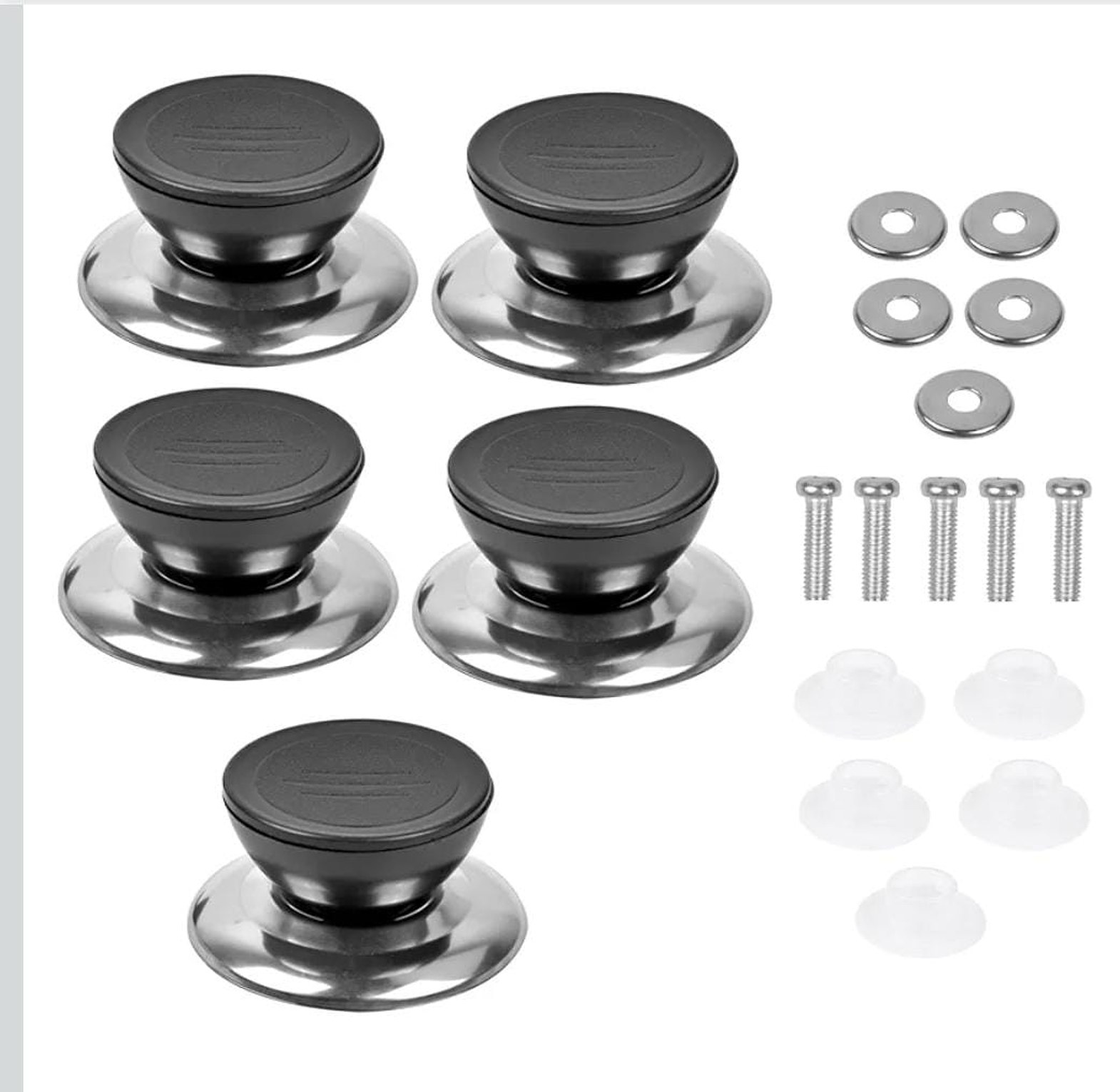 3 Piece Sufuria Glass Lid Knob Replacement image