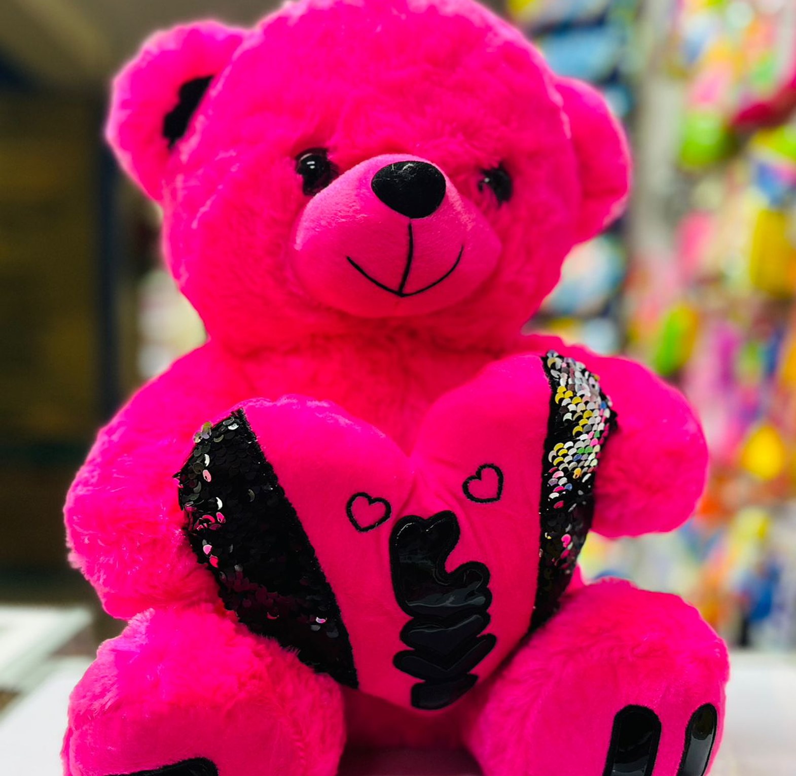 Fashion Baby Teddy Bear With Heart Gift Set 45CM image