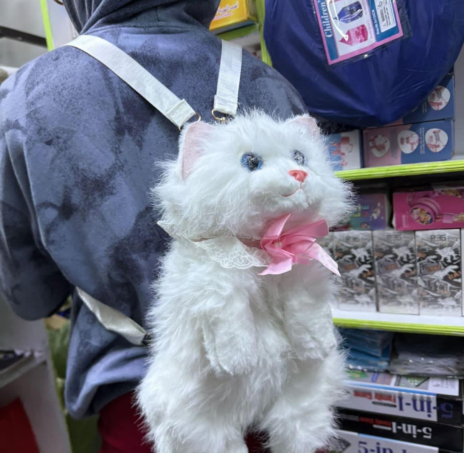  Cat Bag. Cat Shaped Backpack. image