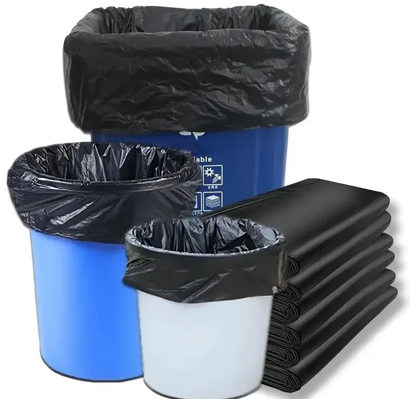 50pc Medium Size Trash bags image