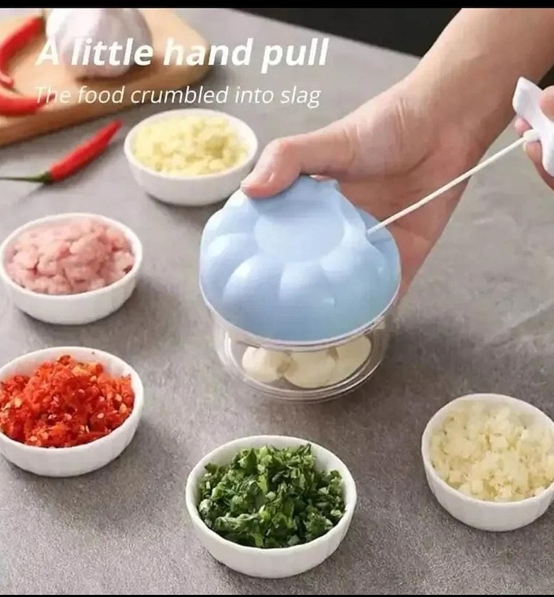 Garlic Pull Grinder / Chopper image