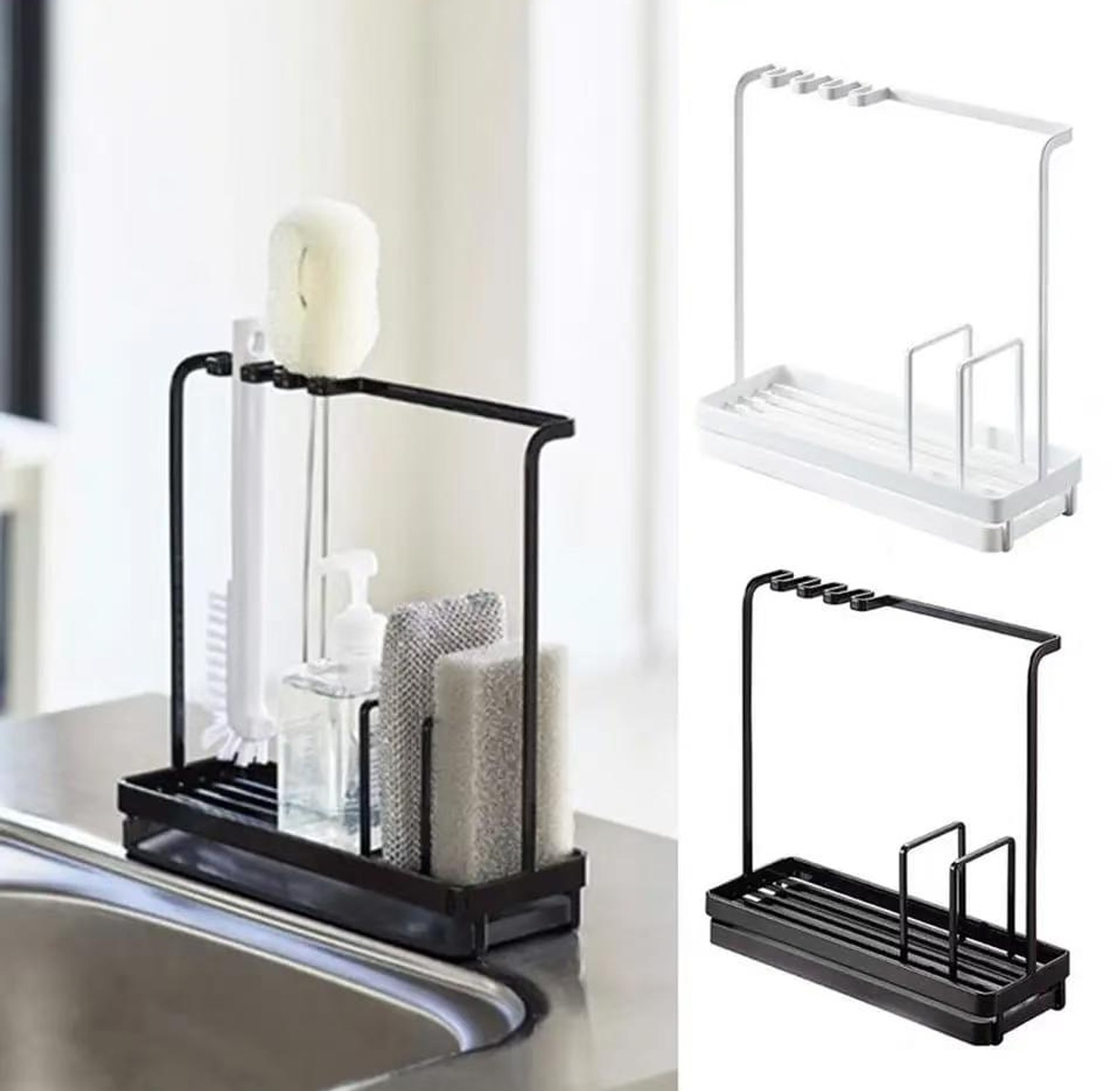 Carbon Steel Kitchen Sink Storage Rack image