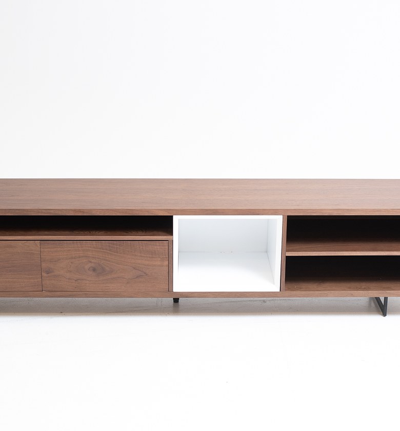 TV CABINET MATERIAL: MDF+WOOD VEENER image