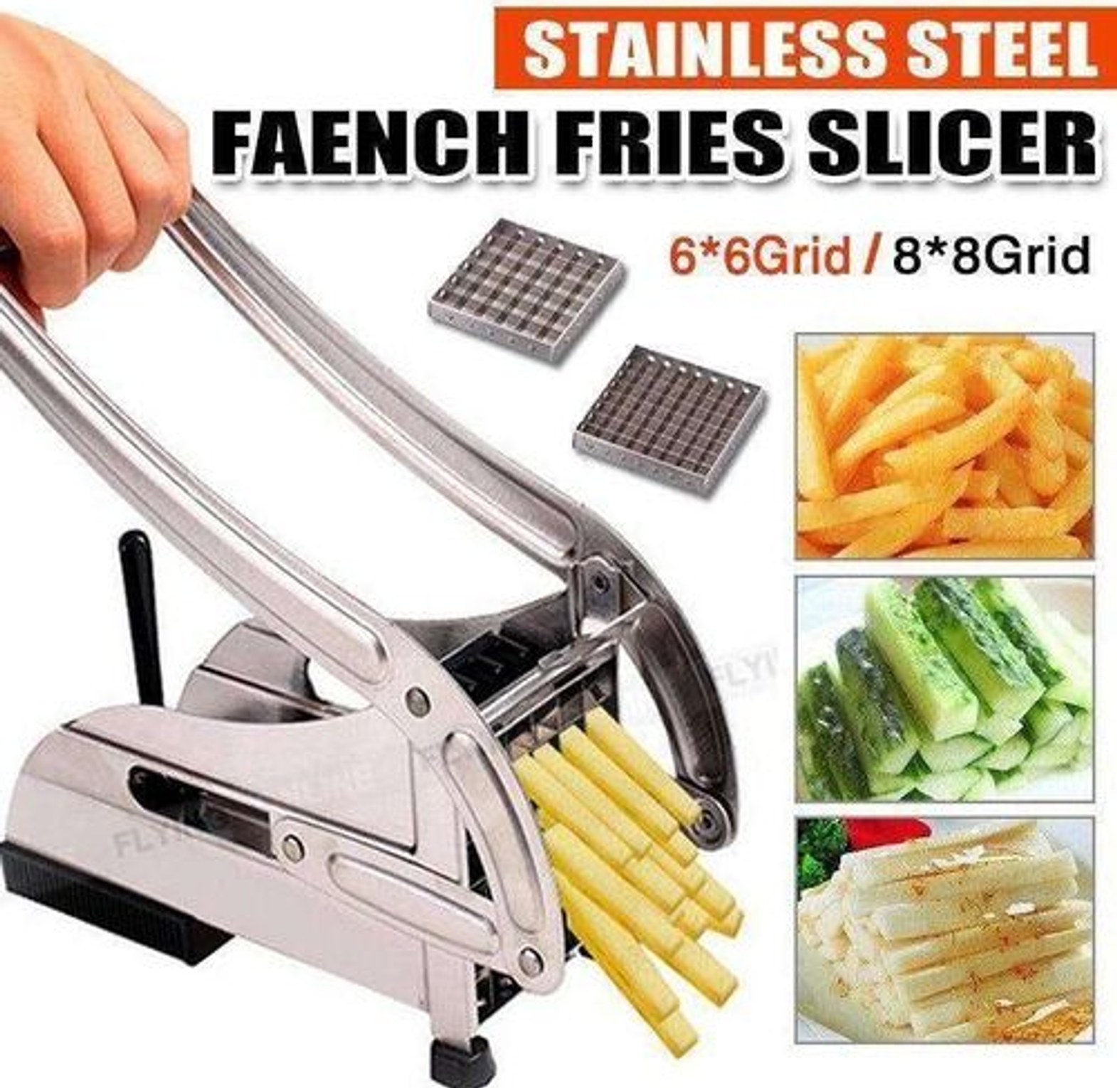 Potato Chipper Slicer Chip Cutter Maker French Fries image
