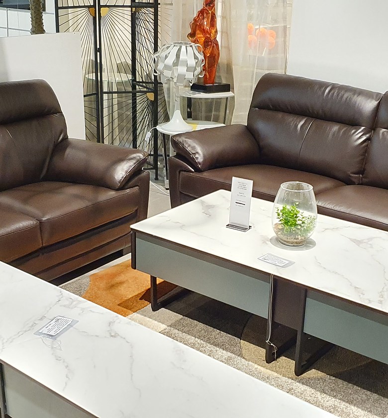 SOFA SET 3+2 LEATHER PVC  image